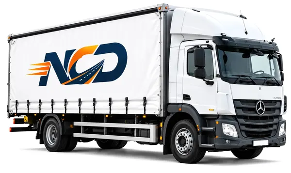 NCD 7.5-tonne curtain-side lorry for same day part loads
