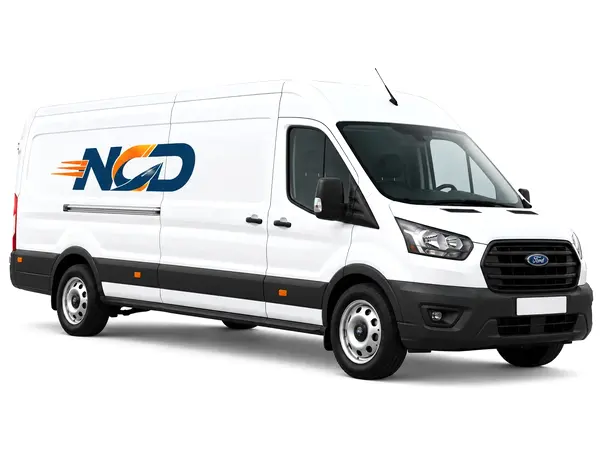 NCD extra long wheelbase courier van for long or bulky goods