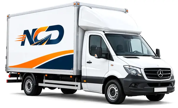 NCD Luton box van with tail lift for up to 6 pallets