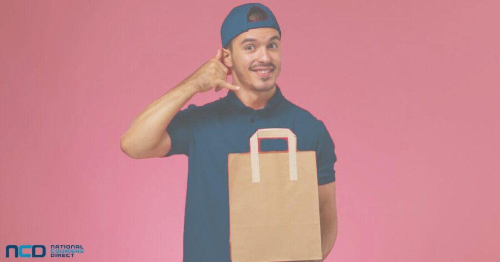 food courier services person