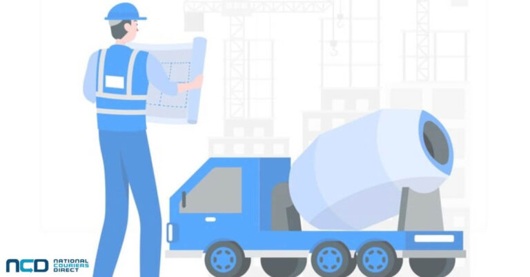Construction materials delivered to site