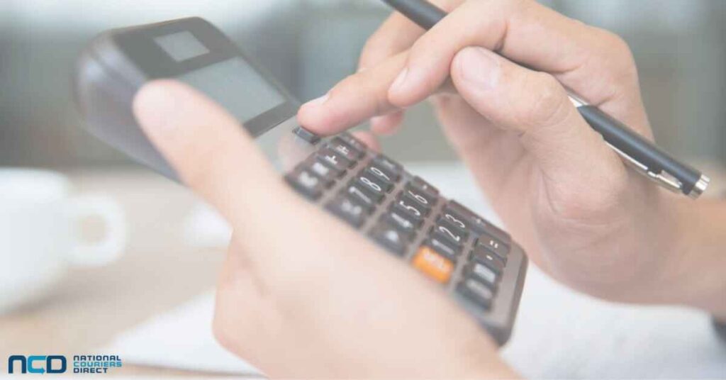 budgeting for courier costs
