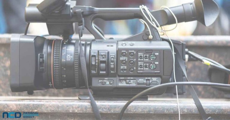 Film camera equipment delivered to set